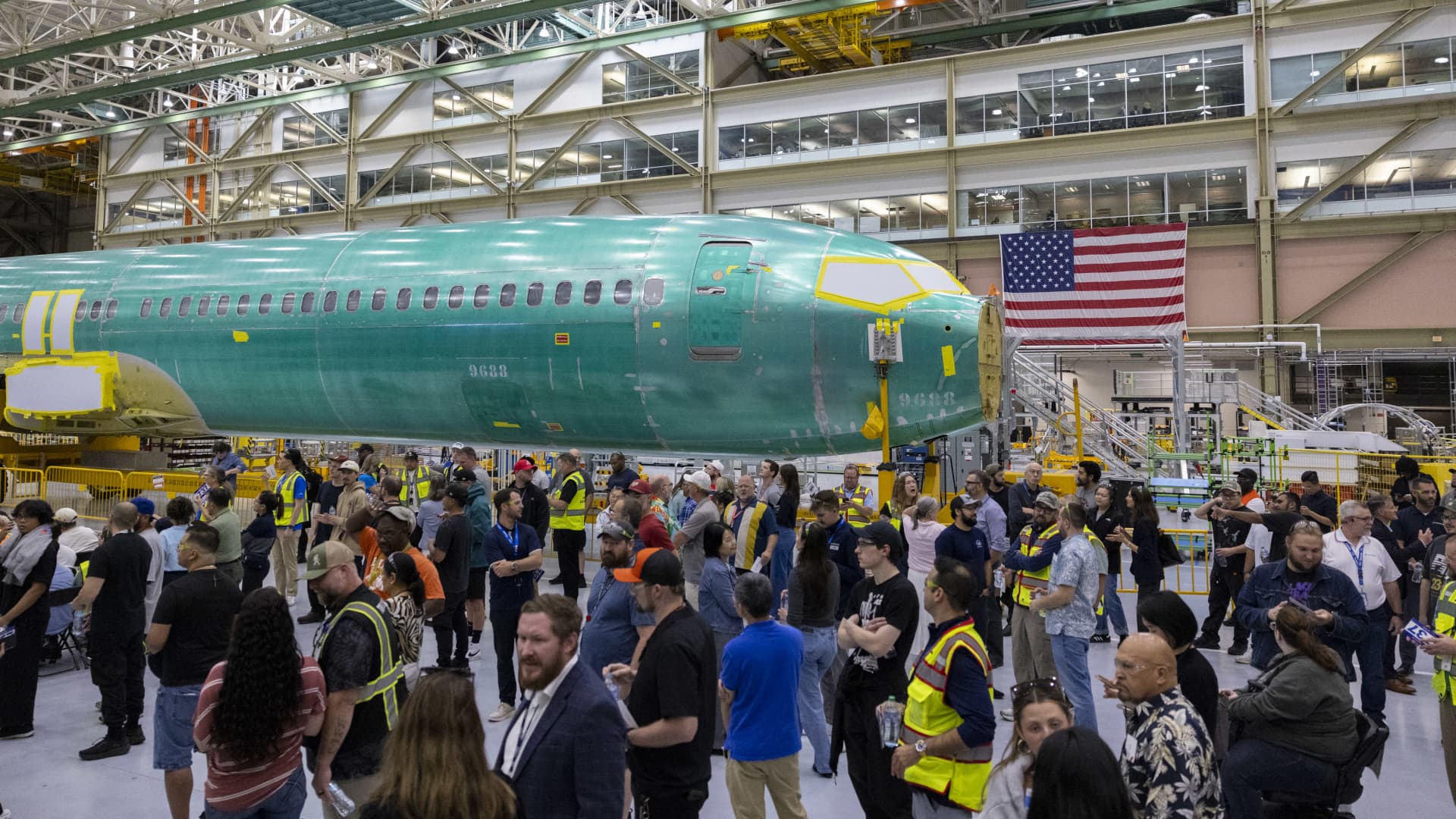 Boeing CEO: 737 Max production taking ‘a little bit longer’ to stabilize than expected