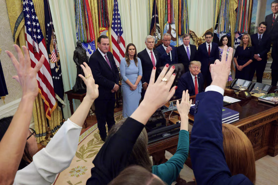 Defending Trump media ban, DOJ cites national security and says White House access is a ‘privilege’